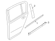 Saturn Astra Door Moldings Diagram - 24461100