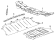 GMC Acadia Fender Splash Shield Diagram - 26484254