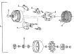 Oldsmobile Alternator Diagram - 10463102