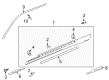 Chevy Camaro Door Seal Diagram - 20969769