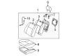Pontiac Vibe Seat Covers Diagram - 88973901