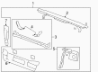 Hummer Radiator Support Diagram - 19178315