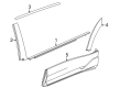 Chevy Blazer EV Door Moldings Diagram - 26389403