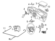 Chevy Venture Air Bag Control Module Diagram - 89047126