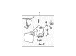 Cadillac CTS Fog Light Diagram - 15140708