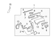 Chevy Captiva Sport Interior Door Handle Diagram - 96817106