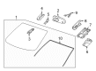 Chevy Equinox Windshield Diagram - 84491939