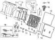 Cadillac OPTIQ Seat Covers Diagram - 85695136