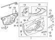 Chevy Camaro Interior Door Handle Diagram - 84602268
