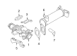Chevy Silverado 2500 HD Classic EGR Valve Gasket Diagram - 97367013