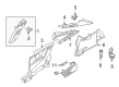 Saturn Astra Instrument Panel Light Bulb Diagram - 93190936