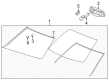 Cadillac Windshield Diagram - 19330834