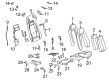 Cadillac XLR Seat Covers Diagram - 19123602