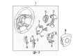 Buick Enclave Steering Wheel Diagram - 23330572