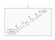 Chevy TPMS Sensor Diagram - 25774007
