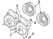 Cadillac Catera Radiator fan Diagram - 24436493