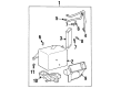 Chevy Prizm Heater Core Diagram - 94857964