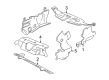 Pontiac Grand Am Fender Splash Shield Diagram - 22620385