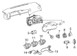 Pontiac Blower Control Switches Diagram - 19204755