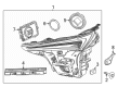 Buick Envista Headlight Diagram - 42906960