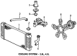 Chevy S10 Blazer Radiator fan Diagram - 15561050