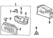 Oldsmobile Regency Headlight Diagram - 16521938