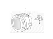 Pontiac Fog Light Lens Diagram - 88974060