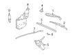 Cadillac SRX Wiper Blade Diagram - 15209055