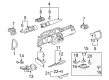 Buick LaCrosse Air Deflector Diagram - 15889354