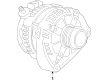 Chevy Silverado 1500 Alternator Diagram - 13561037