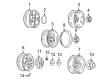 Chevy C2500 Suburban Wheel Cover Diagram - 15635473