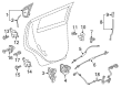 Chevy Spark EV Exterior Door Handle Diagram - 95987921