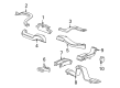 Cadillac STS Air Duct Diagram - 25726431