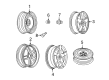 Pontiac Spare Wheel Diagram - 9595086