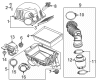 Chevy Trax Air Filter Diagram - 95021102