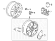 Chevy Volt Wheel Cover Diagram - 22834204