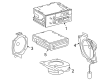 Chevy Blazer Car Speakers Diagram - 15176760