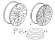 GMC Acadia Spare Wheel Diagram - 84883611
