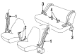 Chevy Cavalier Seat Belt Diagram - 12515881