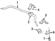 Chevy Monte Carlo Sway Bar Bracket Diagram - 10152165