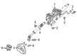 Cadillac Steering Column Seal Diagram - 15873200