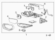 Cadillac ATS Car Mirror Diagram - 84348230
