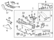 Cadillac ATS Center Console Diagram - 23307101
