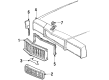 Pontiac Grand Prix Grille Diagram - 10031238
