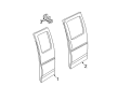 Chevy Express 2500 Door Moldings Diagram - 15960360