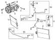 Chevy Corvette A/C Orifice Tube Diagram - 84789220