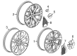 Chevy Blazer EV Wheel Cover Diagram - 26361990