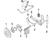 Cadillac Eldorado Brake Caliper Bracket Diagram - 18005312