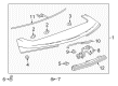 Cadillac Spoiler Diagram - 84101566