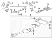 Chevy Captiva Sport Exhaust Pipe Diagram - 20965825